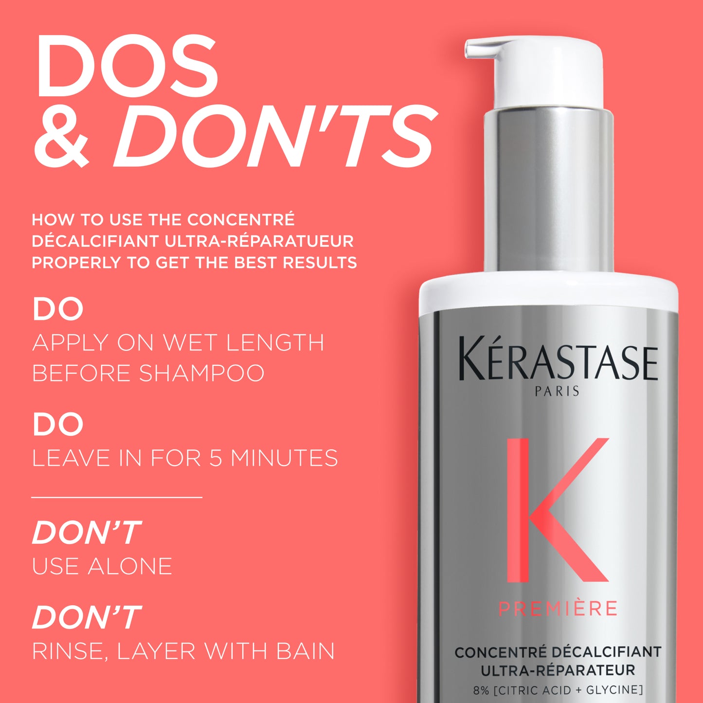 PREMIÈRE - Décalcifiant Ultra-Réparateur Pre-Shampoo Treatment