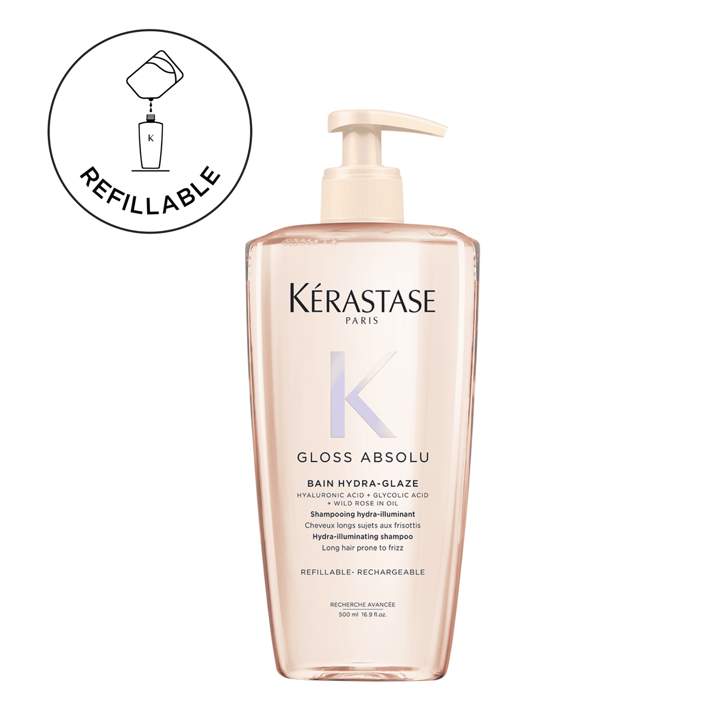 GLOSS ABSOLU - Bain Hydra-Glaze Shampoo Refillable (500mL)