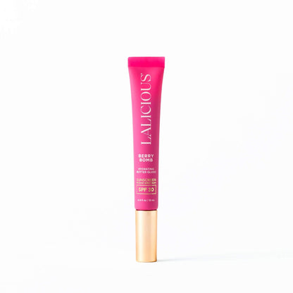 Lalicious Hydrating Butter Gloss - Berry Bomb SPF 30