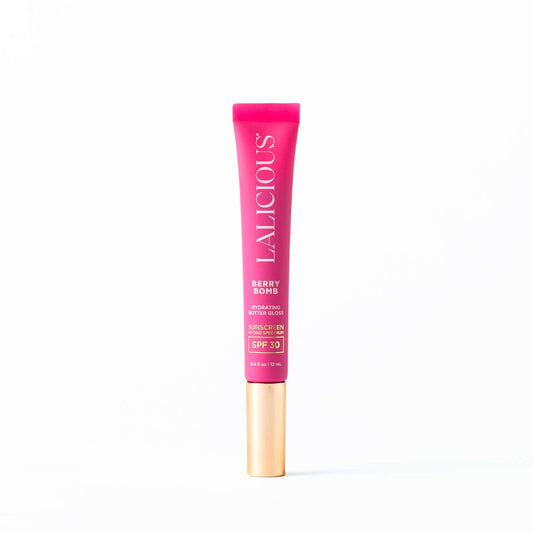 Lalicious Hydrating Butter Gloss - Berry Bomb SPF 30