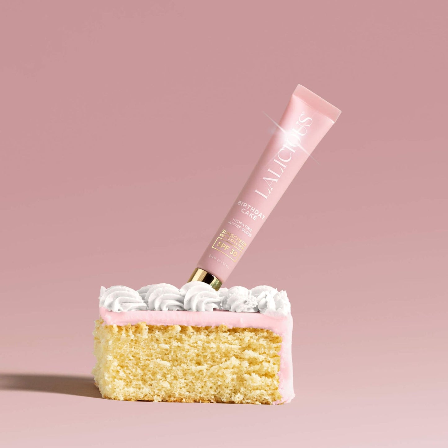 Lalicious Hydrating Butter Gloss - Birthday Cake SPF 30